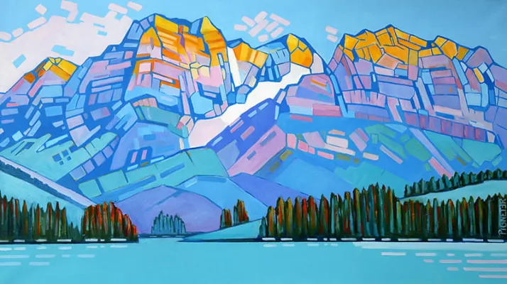 Schwarzsee Öl /Leinwand 120x80cm