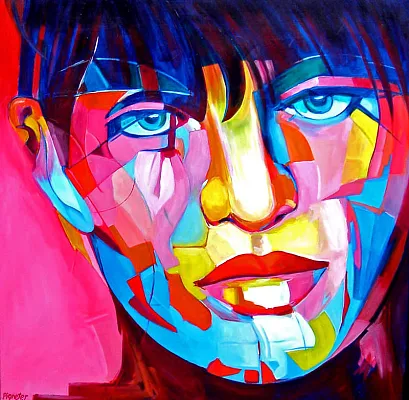 Sylvia Öl/LW 100x100cm