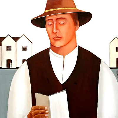Das Buch ÖL/LW 100x100cm