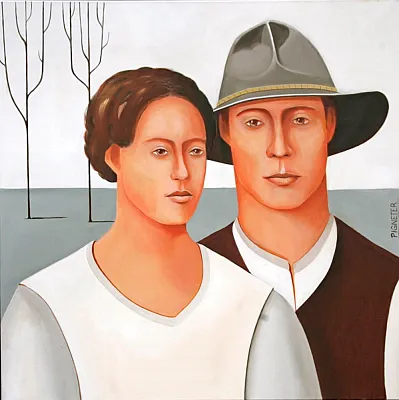 Die Zukunft ÖL/LW 100x100cm
