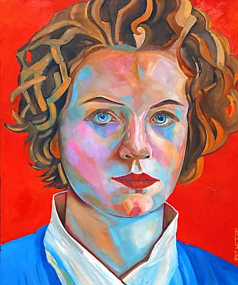 Angelika Öl auf Dipont 140x100cm
