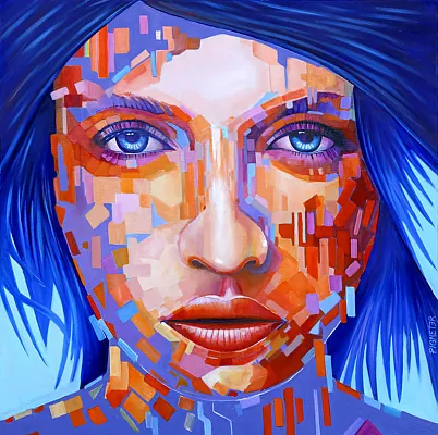 Sandra Öl/LW 100x100cm